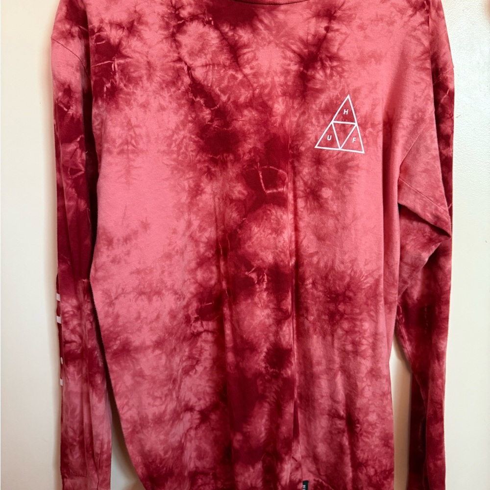 HUF Coral Tie-Dye Shirt. Size M Good used condition